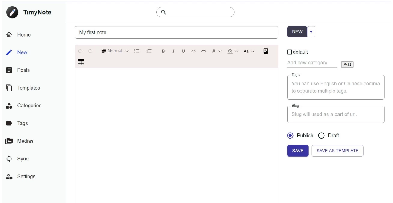 TimyNote 笔记软件 v1.1.0 绿色版-第1张图片-IT技术视界