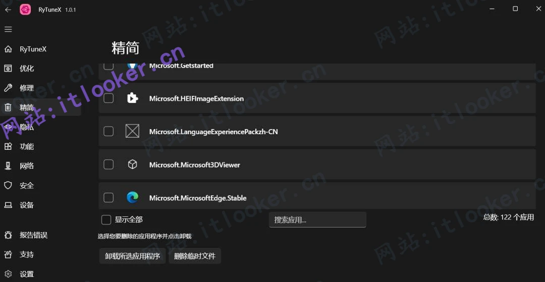 RyTuneX:开源系统优化工具中文版,提升电脑运行效率-第5张图片-IT技术视界