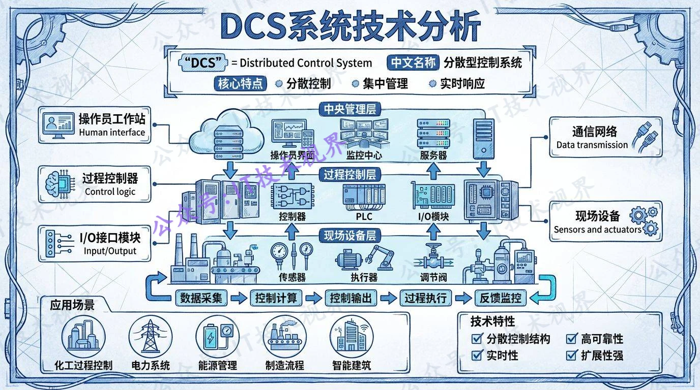 什么是 DCS:分布式控制系统的架构原理与工业应用-第1张图片-IT技术视界